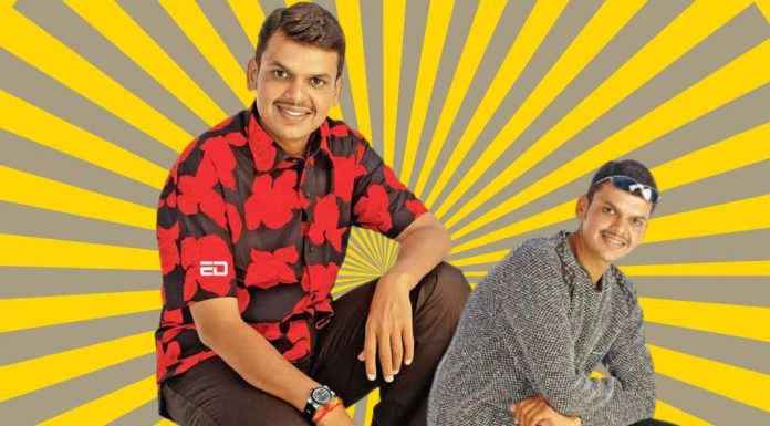 Netizens Found Devendra Fadnavis’ Old Modelling Photos For Local Store Making Them Go Viral Devendra Fadnavis Modelling