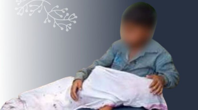 What Is The Story Behind A 8-Year-Old Brother Holding What Appears To Be A Corpse? corpse