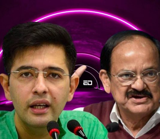 VP Venkaiah Naidu Gives AAP’s Raghav Chadha ‘Pehla Pyaar’ Lessons In Parliament Venkaiah Naidu Raghav Chadha