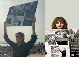 Mandana Karimi Iranian Model Protest