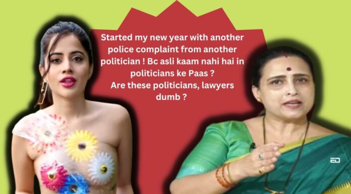 “Am I A Bigger Threat To Society Than Rapists?” Uorfi Javed Slams BJP Leader Who Filed Police Complaint Against Her Uorfi Javed BJP Leader