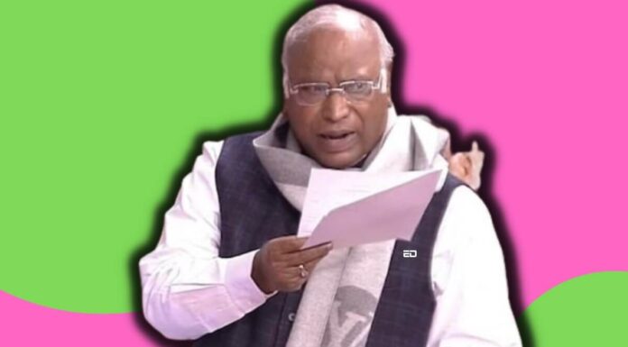 BJP Mocks Congress Chief Mallikarjun Kharge Over A Winter Accessory Mallikarjun Kharge scarf