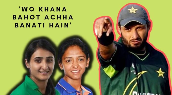 “To Khana Bahot Achha Banati Hai”: Old Clip Of Shahid Afridi On Women In Cricket Goes Viral Shahid Afridi Women Cricket
