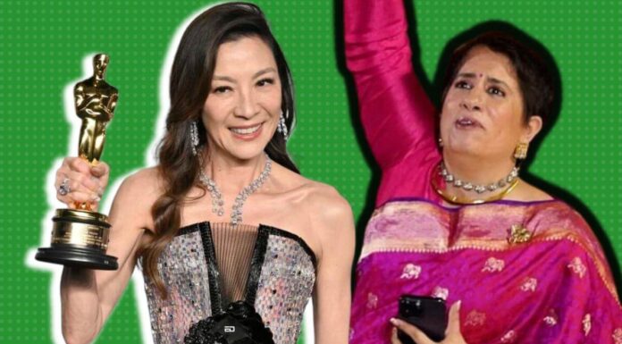 TikTok Shows Guneet Monga’s Oscar Speech Being Cut Off, Michelle Yeoh Faced Same But Hit Back Guneet Monga Oscar Speech
