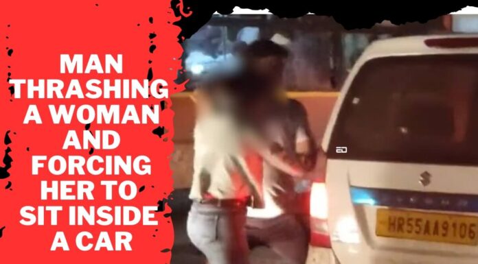 दिल्ली पुलिस ने एक महिला को बुरी तरह से जबरन कार में धकेलते हुए आदमी के वायरल वीडियो पर टिप्पणी की viral video Delhi man assaults woman