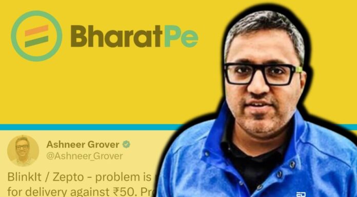 ब्लिंकिट डिलीवरी एक्जीक्यूटिव के हड़ताल पर जाने से अशनीर ग्रोवर समस्या की ओर इशारा करते हैं Blinkit Delivery Executives