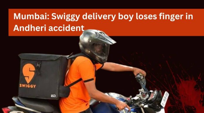 असंवेदनशीलता के लिए स्विगी की निंदा की क्योंकि डिलीवरी बॉय दुर्घटना में उंगली खो देता है लेकिन फिर भी खाना डिलीवर करता है swiggy