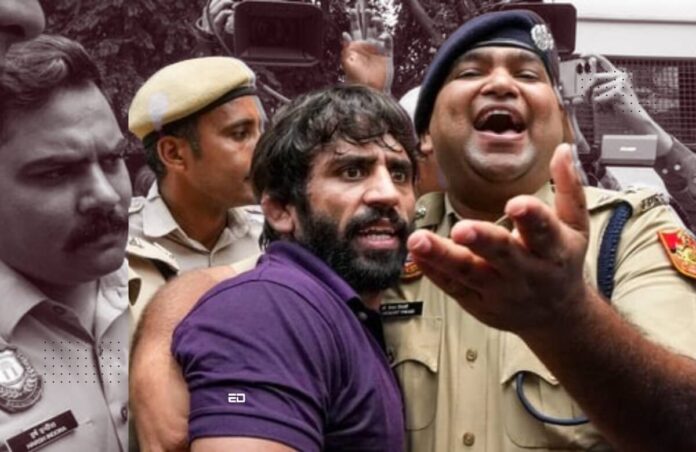 Bajrang Punia wrestler protest