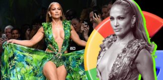 Jennifer Lopez green dress