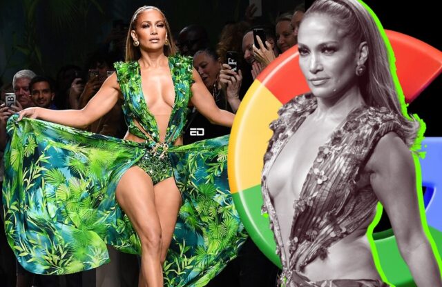 Jennifer Lopez green dress