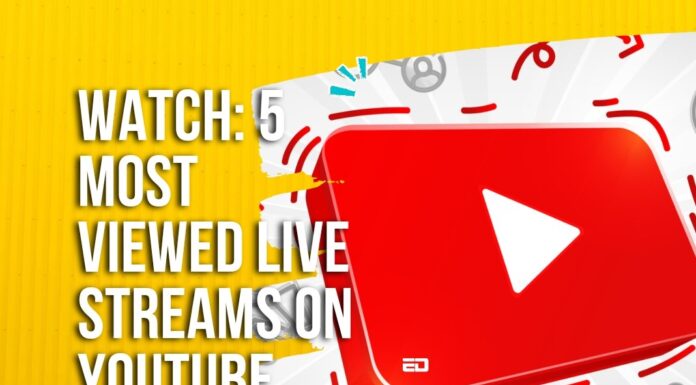 Watch: 5 Most Viewed Live Streams On YouTube live streamed video