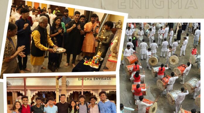 R. A. Podar’s Enigma Envisage Kicks Off In Style, With Traditional Flair And Drumming Delight Enigma Envisage