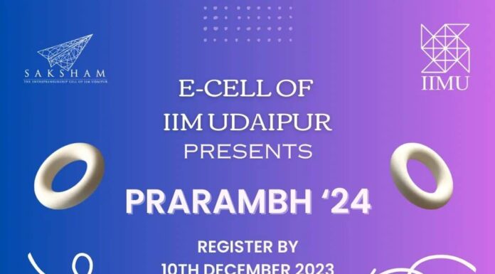 SAKSHAM’s Prarambh 2024: A Gateway to Entrepreneurial Excellence prarambh 2024