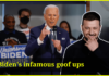 Calls Zelenskiy ‘President Putin’; Biden’s Embarrassing Recent Gaffes Making People Doubt His Mental Fitness biden