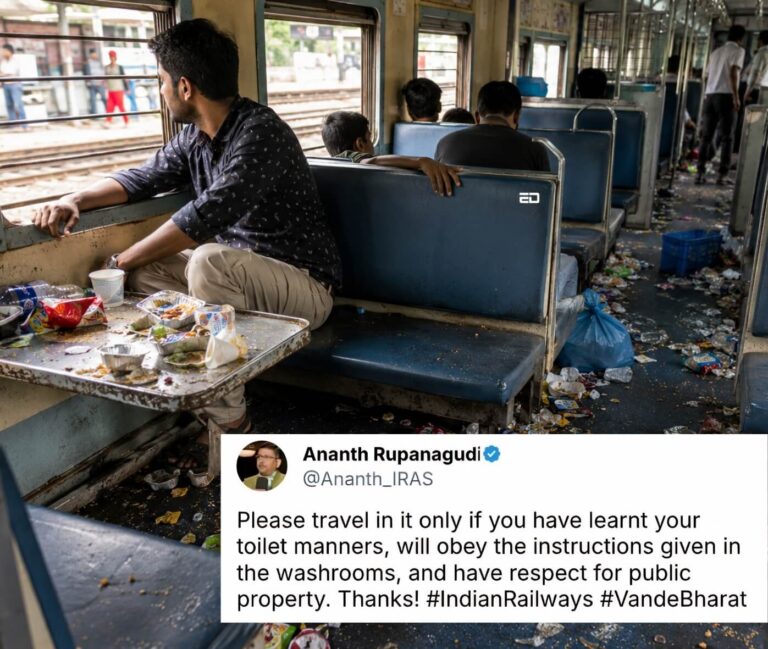 Not The System, But Indians Are The Reason Why We Don’t Deserve Better Trains
