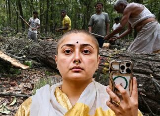 Who Is The Lady Who Went Bald For Saving Trees In Rishikesh? Rishikesh